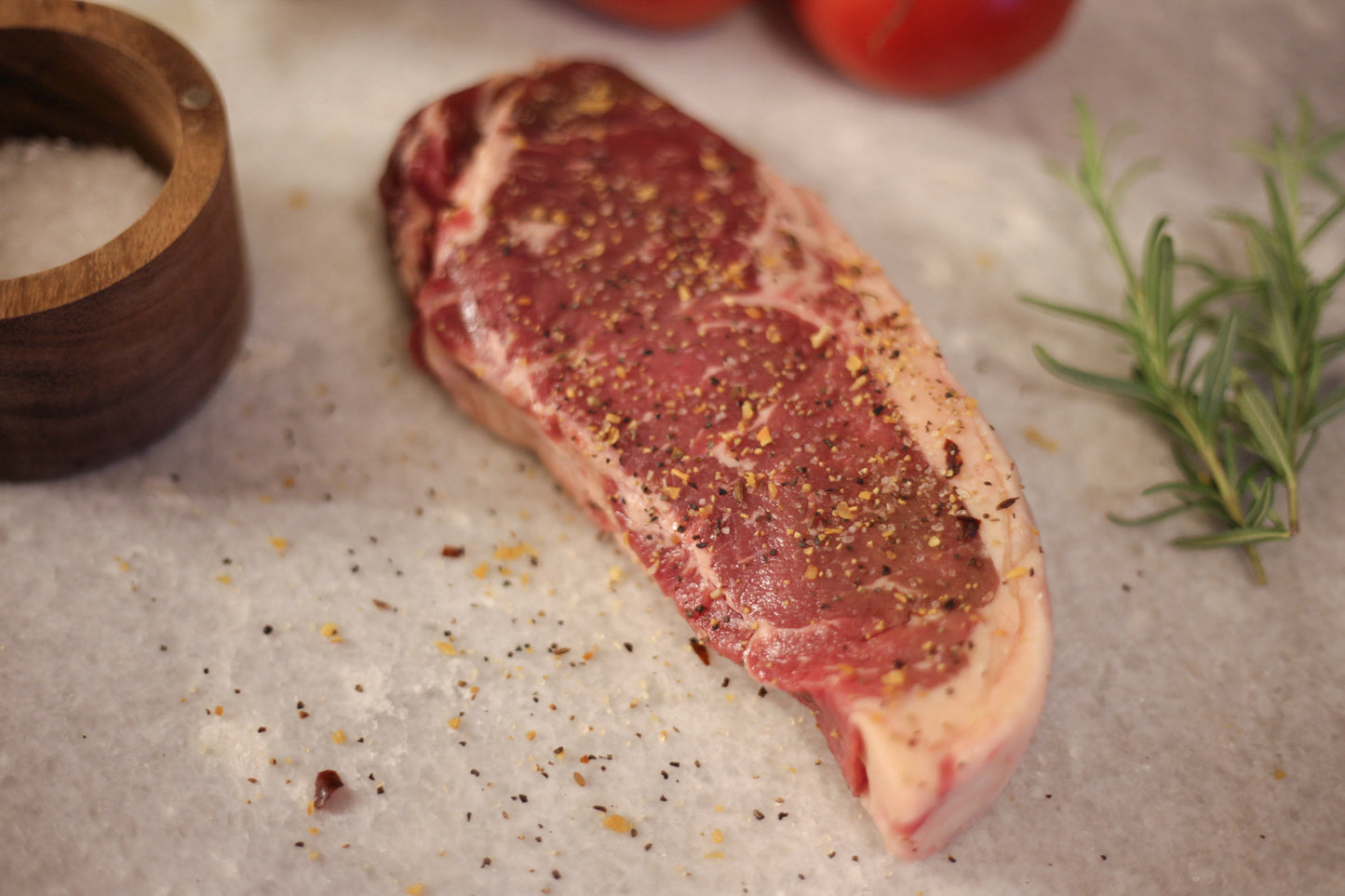 DRY AGED NEW YORK STRIP